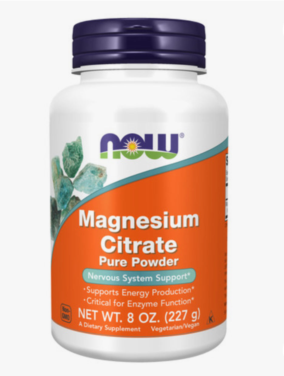 Magnesium Citrate 227 grs - Now Foods